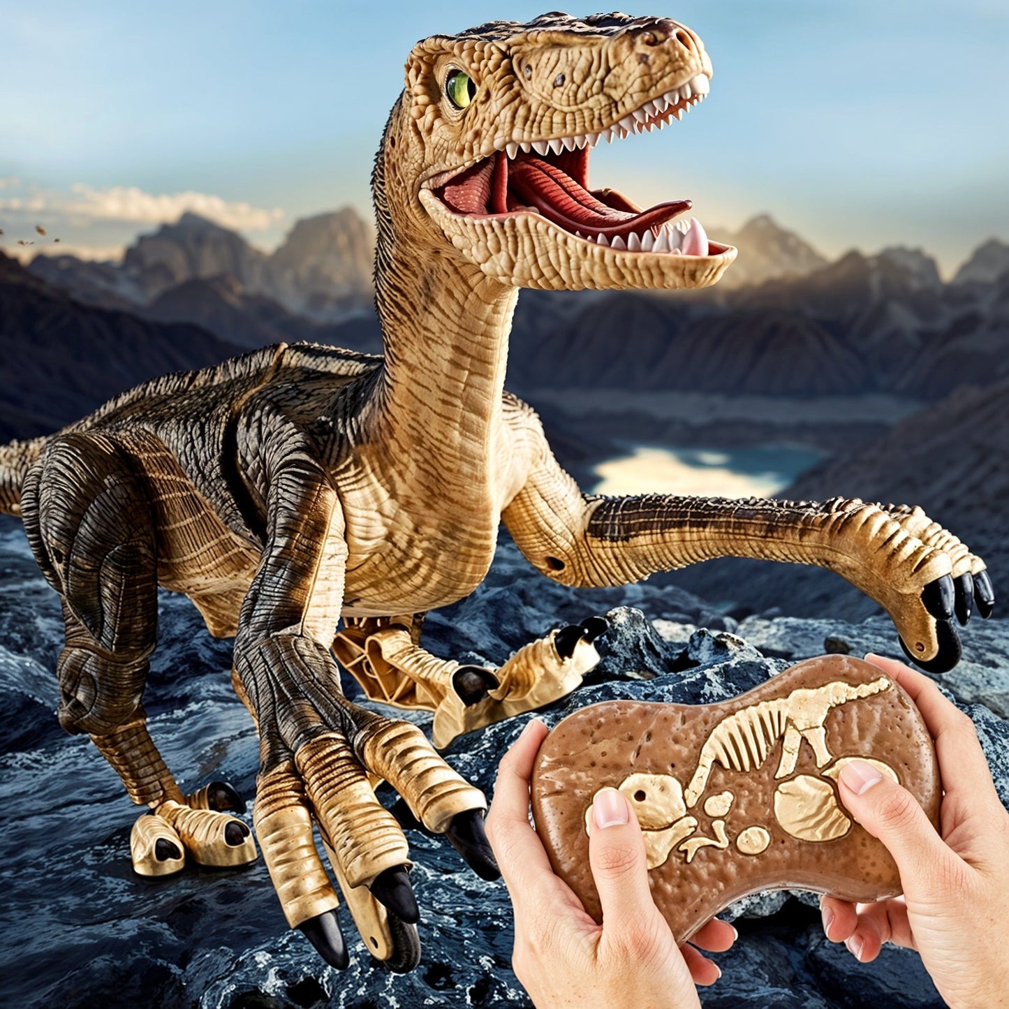Velociraptor RC: ¡Tu Dinosaurio a Control Remoto! 🦖🚀