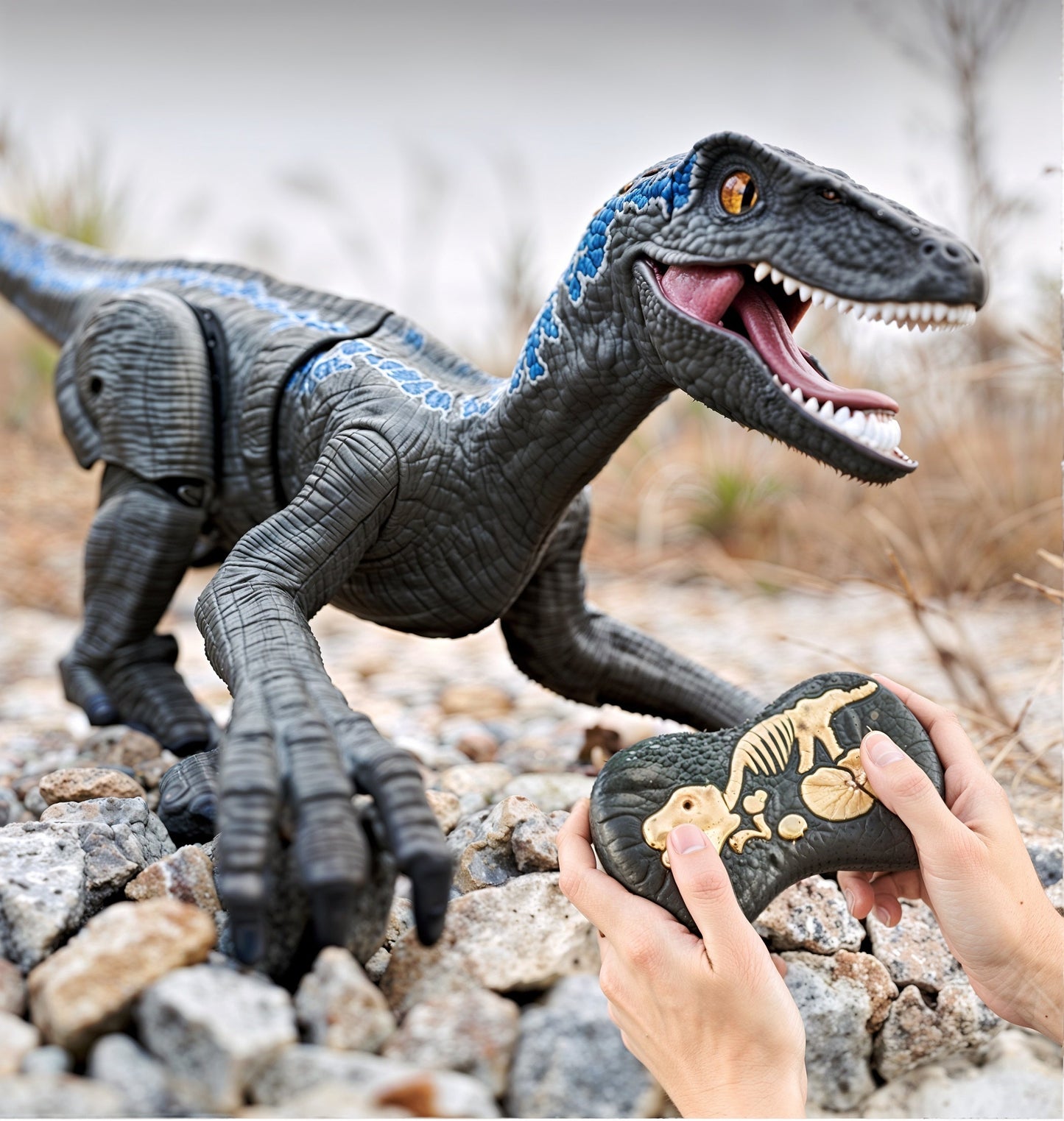 Velociraptor RC: ¡Tu Dinosaurio a Control Remoto! 🦖🚀