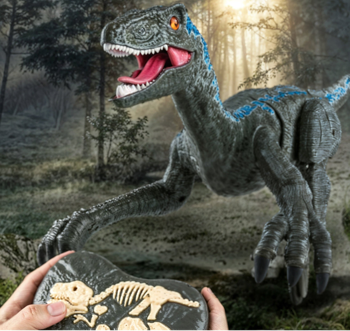 Velociraptor RC: ¡Tu Dinosaurio a Control Remoto! 🦖🚀