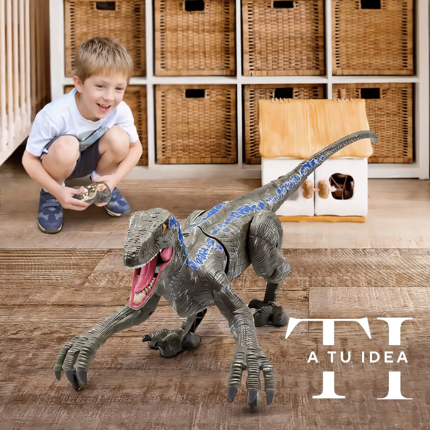 Velociraptor RC: ¡Tu Dinosaurio a Control Remoto! 🦖🚀